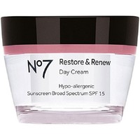 Boots No7 Restore & Renew Day Cream (spf15) - 1.6 Us Fl 0z Pack Of 1 on sale Boots No7 Restore & Renew Day Cream (spf15) - 1.6 Us Fl 0z Pack Of 1 on sale