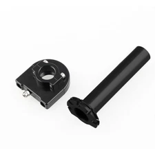 CNC Rotary 22mm Throttle Grip Accelerator Aluminum Motorcycle Handlebar Black