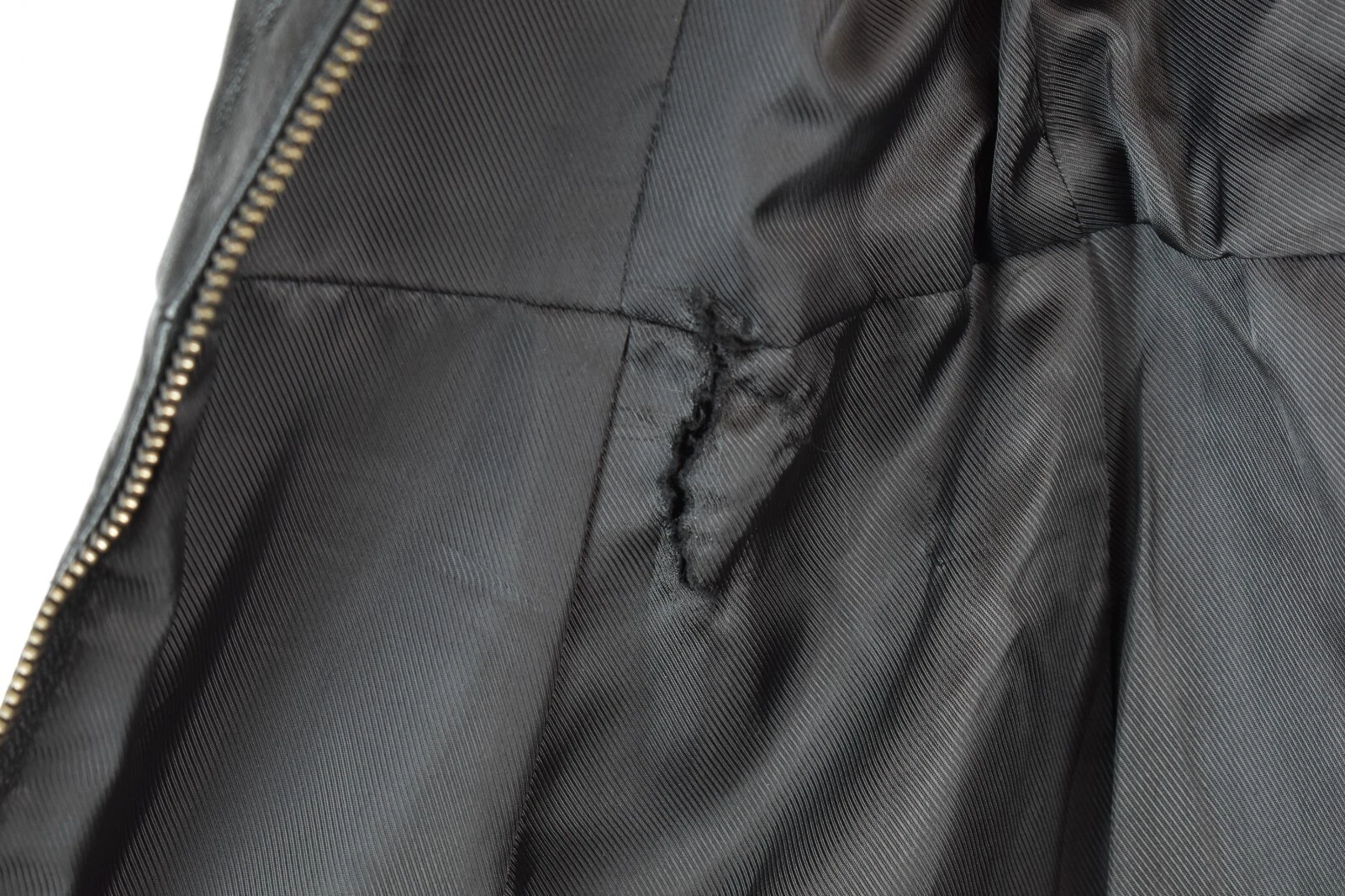 Abito donna Alexander Mcqueen in pelle di peplo taglia IT42 zip fashion designer