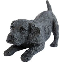 Sandicast Sculpture, Small, Crouching Black Labrador Retriever, New, Free Shippi on sale Sandicast Sculpture, Small, Crouching Black Labrador Retriever, New, Free Shippi on sale