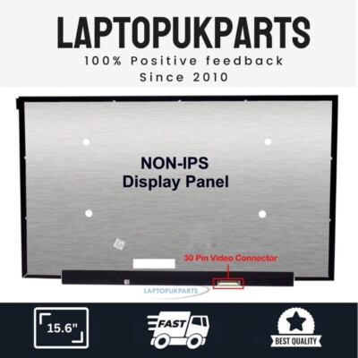 NT156FHM-N63 V8.0 15.6" FHD Matte LCD Screen – Compatible 30pin Replacement For Generic Laptops