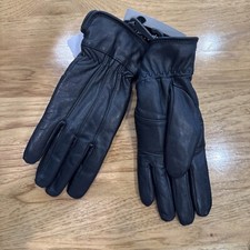 Thinsulate Size M black leather gloves