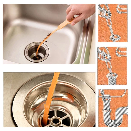 4 Pack Hair Drain Cleaner Tool-20" Snake Drain Clog Remover Tool for Sink Tubes - Picture 20 of 20