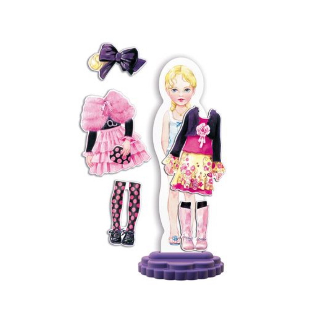 FASHION DESIGN MYA QUERCETTI BAMBOLA MAGNETICA DA VESTIRE IN MILLE