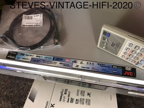 JVC HR-XVS30EK DVD Player & Video Combi Super VHS + Remote NEAR MINT L@@K FREE P - Picture 6 of 16