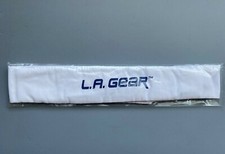 Vintage LA GEAR Headband Logo Shoes Wrap Padded Promo White NEW