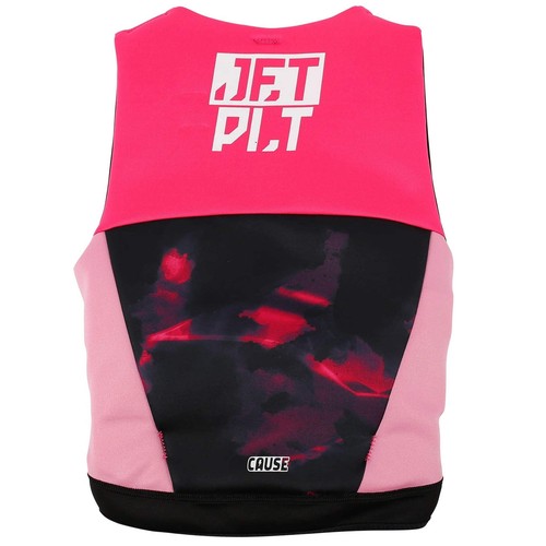 Jetpilot Cause Pink Girls Neoprene L50s PFD Life Jacket Vest Sizes 3-14 - Picture 2 of 7