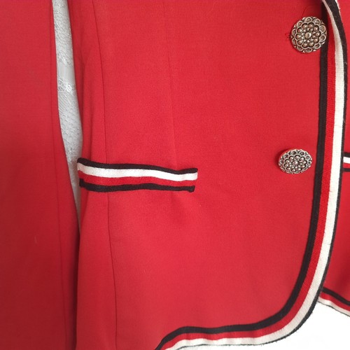 IMPERIAL, Made in Italy Gorgeous Blazer Jacket Red Size L - Picture 3 of 17