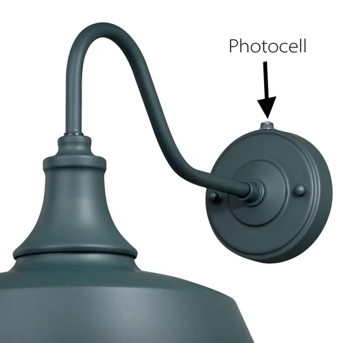 Vaxcel Lighting T0368 Dorado 1 Light 11-1/2" Tall Outdoor Wall - Red with Inner - Picture 8 of 12