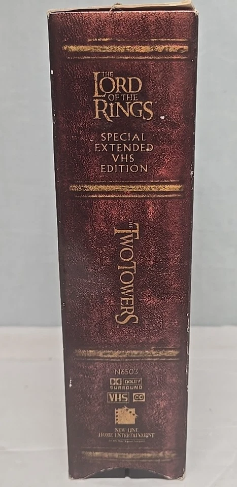 The Lord of the Rings The Two Towers Special Extended VHS WS Edition 2 Tape Set  - Image 4 of 4