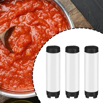 3x doppelseitige Ketchup Quetschflaschen Vorratsflaschen für Gastronomie Ketchup