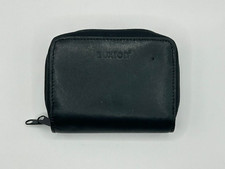Buxton Black 2-Zip Accordion Card Wallet New without Tags
