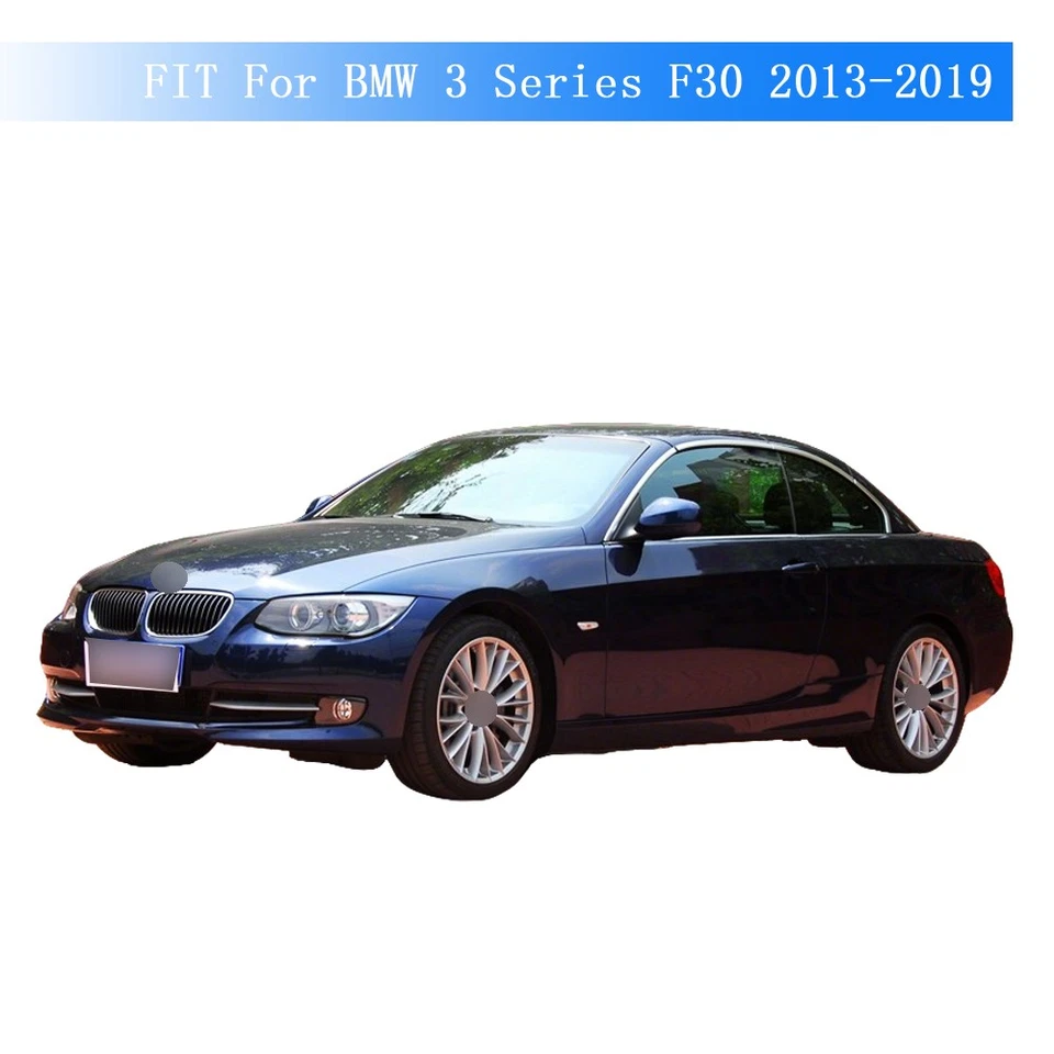 Glossy Black Chrome Delete Window Trims For BMW 3 Series F30 2013-2019 Foto 4 de 4