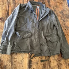 JCP Utility Jacket Olive Green Medium