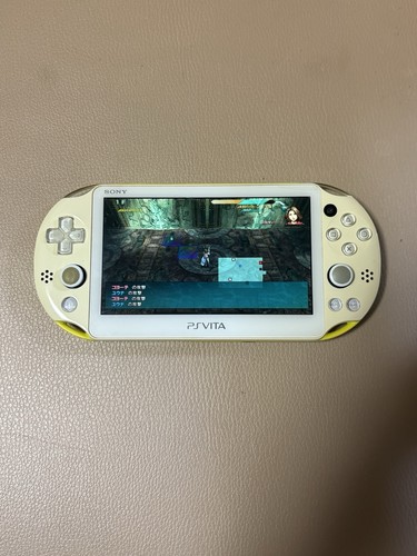 Sony PS Vita Slim PCH-2000 Handheld Console Lime Green / White Japan - Picture 5 of 14