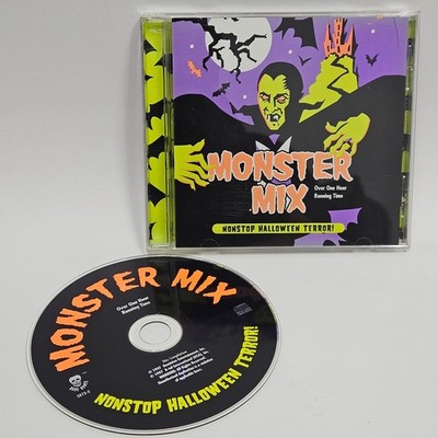 Various Artists Monster Mix CD 1997 US Halloween Spooky Sounds VG+ Tested