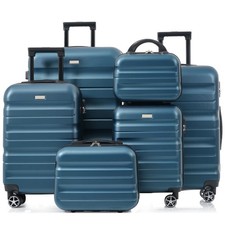 6pc ABS Hardshell Luggage Set 12/14/16/20/24/28 Hardside Suitcase Spinner Wheels
