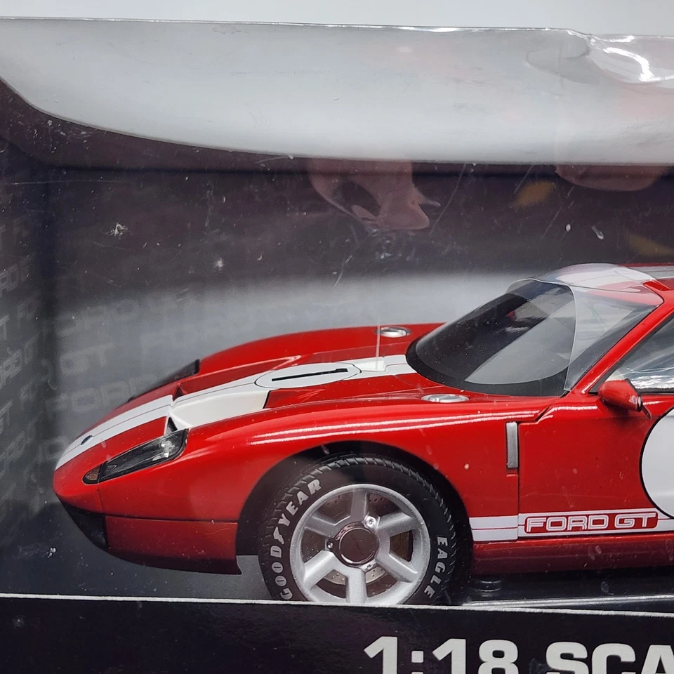 BeanStalk Group Ford GT Concept Car #1 Red/White 1:18 Diecast *READ DESCRIPTION* - Image 4 of 4