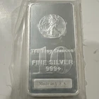 10 oz Silver Bar .999 Fine Silver Walking Liberty Highland Mint USA