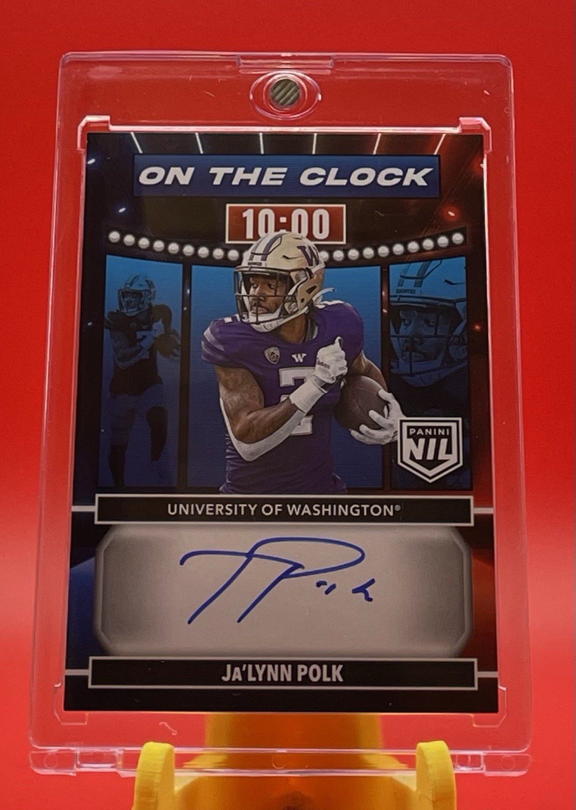 Ja'Lynn Polk Panini Prestige on the Clock Signatures #OTCJPK Base