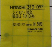 Hitachi 313-057 Perno ago D6x6 per martelli rotativi e demolitori DH40FB/MB/FA
