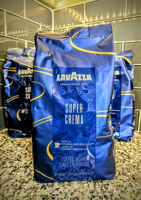 Lavazza Super Crema Whole Bean Coffee, Medium Espresso Roast 2.2 lbs (Pack of 1)