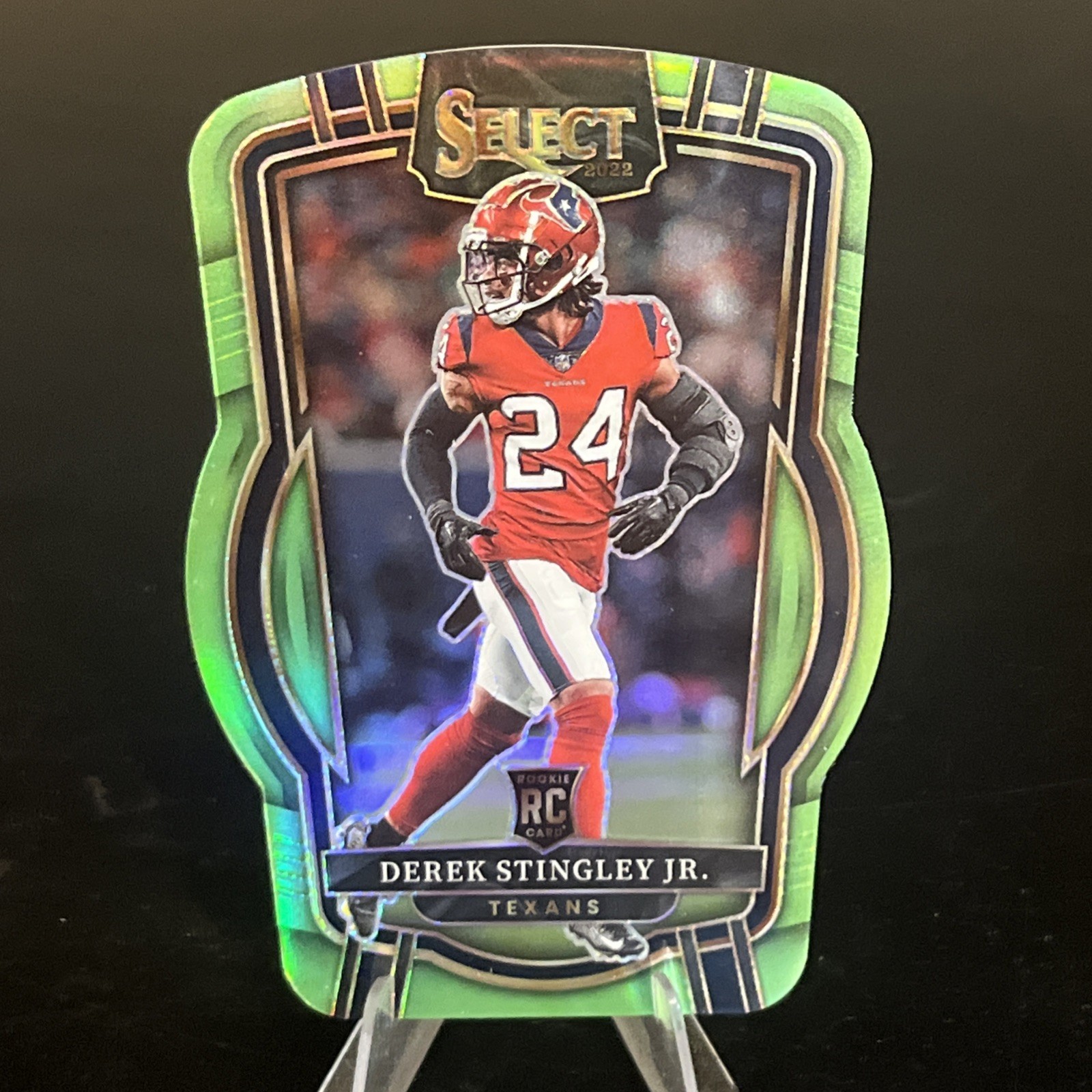 DEREK STINGLEY JR -2022 Select #262 Green Prizm Die Cut /299 - Rookie