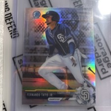 Bowman 2017 Chrome Mini Fernando Tatis Jr. #BCP160 Refractor San Diego Padres  