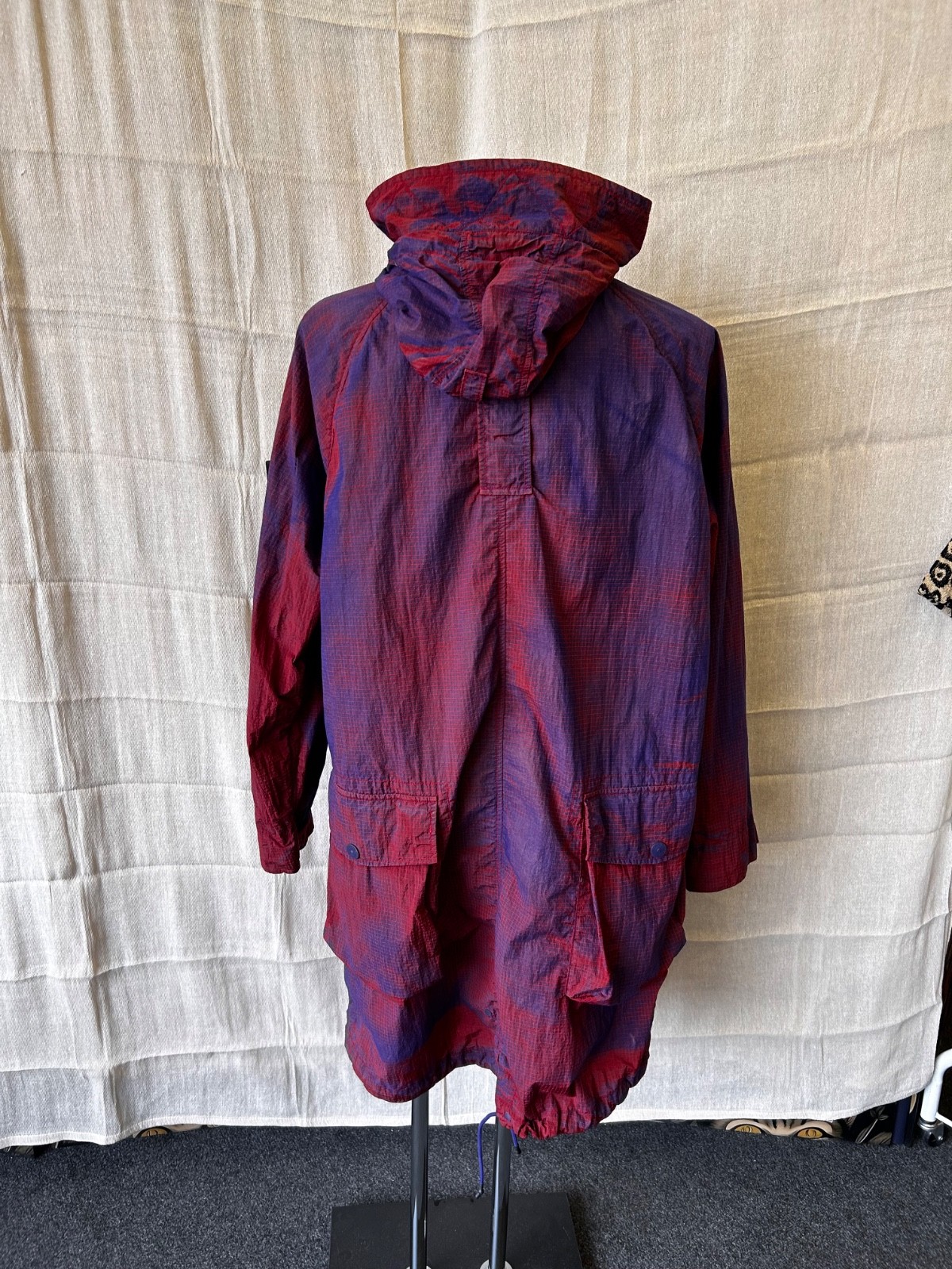 Stone Island Red Prototype Series 04 Manual Flocking Nylon Metal Grid OVD 23/100 image 3