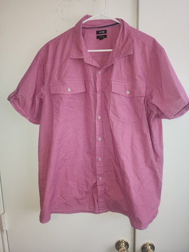 Plad Button Up Short Sleve Shirts APT 9 - 2 Shirts Size XXL - Foto 2 di 21