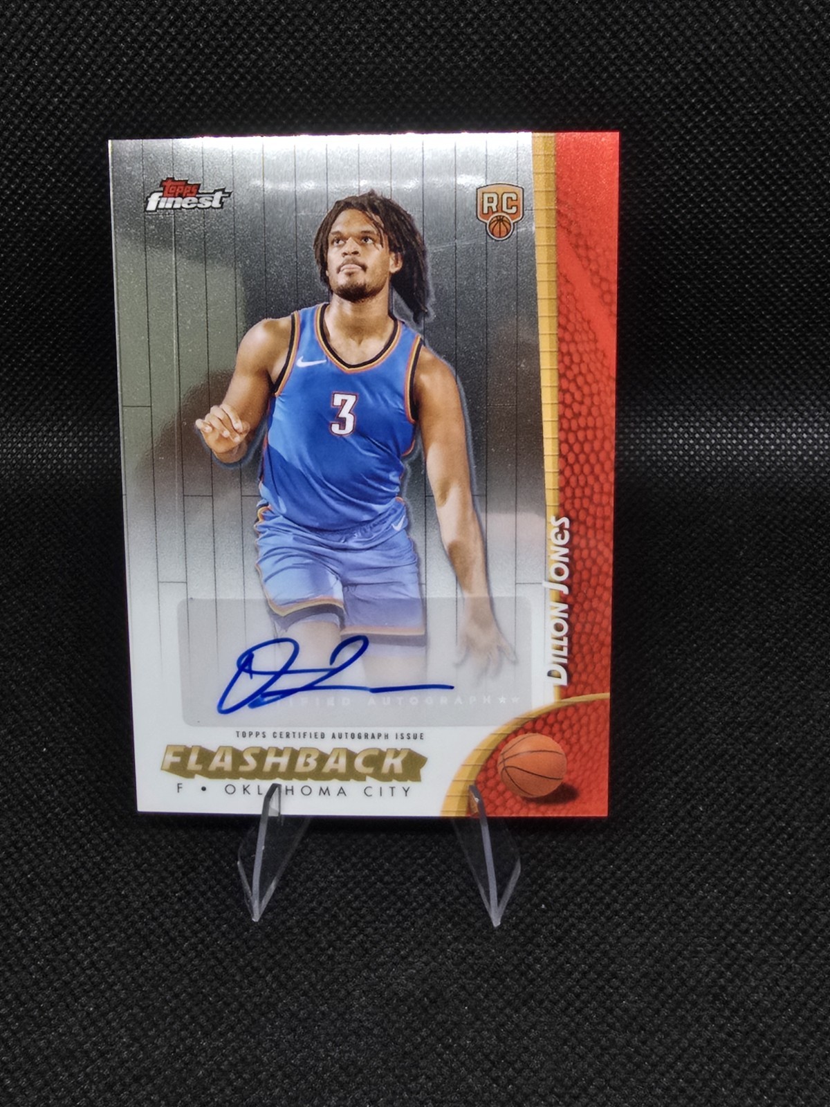 2024 Topps Finest Flashback Autographs Dillon Jones #FBA-DJ Refractor (AU, RC)