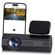 1440P Dash Cam, 2.5K Dash Camera for Cars with APP, WDR Night Vision, 24/7