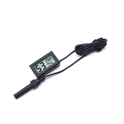 Thermohygrometer Thermometer LCD Digital Temperatur Luftfeuchtigkeit MIT...