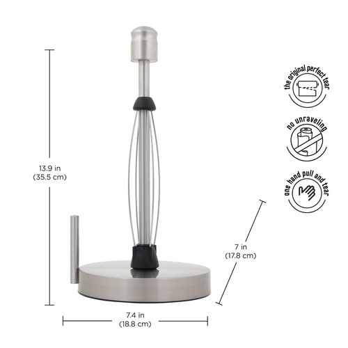 Perfect Tear Paper Towel Holder, 13-Inch, Silver - Picture 5 of 8