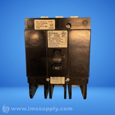 Siemens BQCH3B040 Circuit Breaker, 40 Amp, 3 Pole FNIP