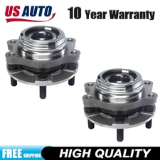 Pair Front Wheel Bearing Hub For 2007-2011 2012 2013 Nissan Altima 2.5L 4CYL