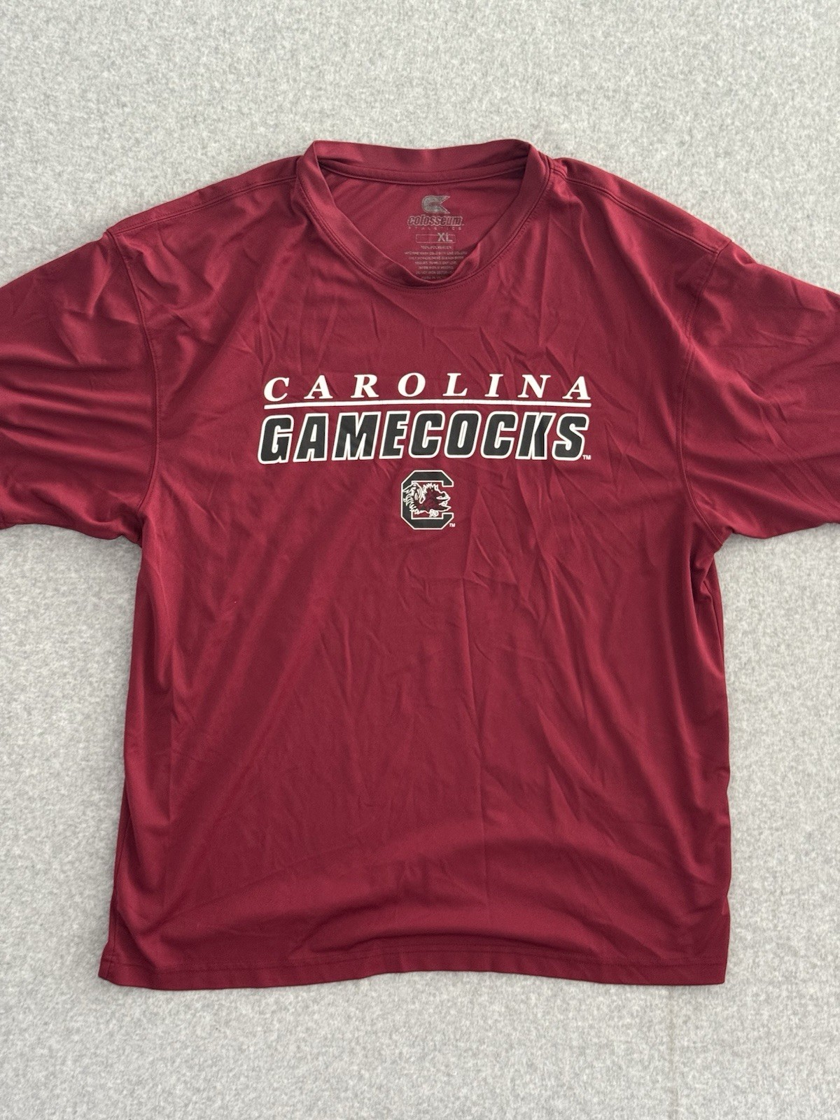 South Carolina Gamecocks Colosseum Men’s T-Shirt Maroon NCAA Short Sleeve XL