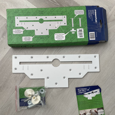Rawlplug SinkFix Premium verstellbares Beckenbefestigungsset - für alle Wandtypen