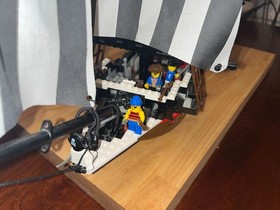 Lego Pirates 1993 Skull's Eye Schooner Set 6286, Missing 1 Piece, Manual Include