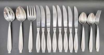 14-Hampton Silversmiths CONCORDE Stainless Steel Flatware & Serving 18/8 KOREA 
