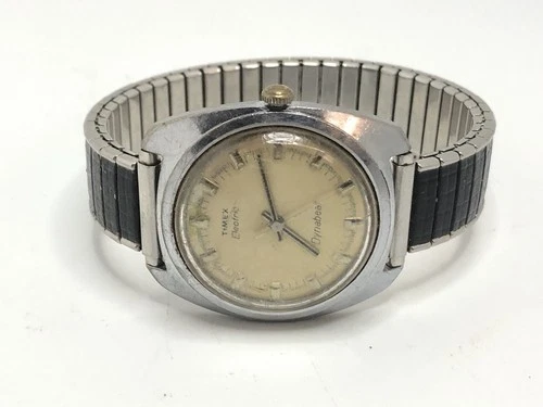 Vintage Timex electric men’s wrist watch untested For Parts or restoration￼