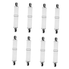 Adjustable Boot Straps Pant Stirrups Clips Boot Clips 8pcs White