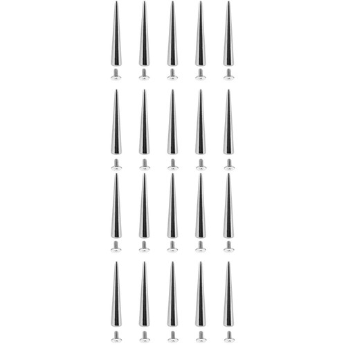 2 Pieces DIY Rivet Accessories Miss Silver Metal Punk Rivets Craft - Picture 9 of 12