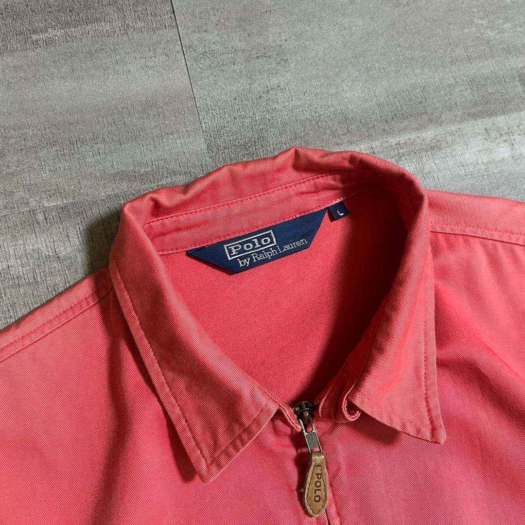 Ralph Lauren Polo Swing Top Salmon Pink 80s Fade L Jacket | eBay