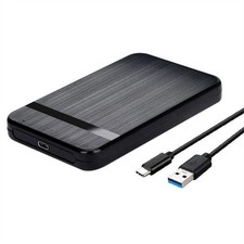 USB-C 3.1 Enclsoure 2.5 Inch SATA Hard Drive External Case SSD USB Type C Box W