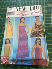 New Look Sewing Pattern Dress 6968 Uncut