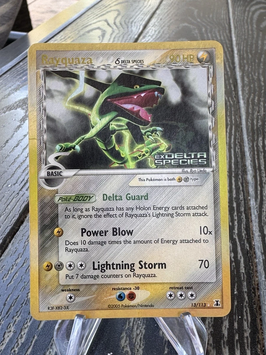 Rayquaza Holo Pokémon TCG Individual Collectible Card Game Cards