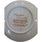 Avon Cherished Moments Mother's Day 1981 Porcelain Collector Plate Japan — photo 2