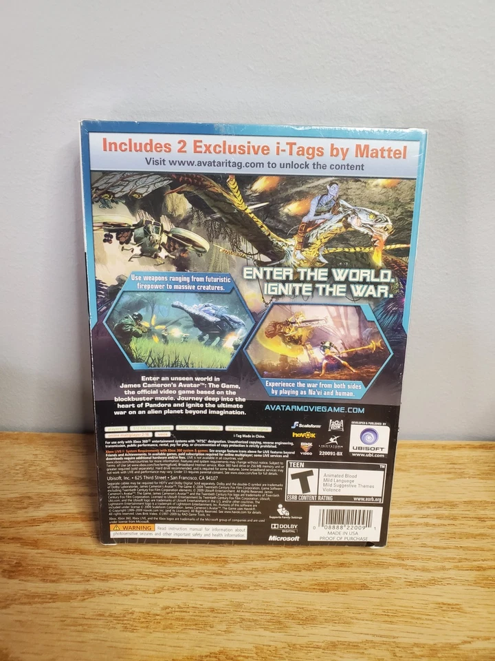 New Sealed James Cameron's Avatar: The Game (Xbox 360, 2009) - Image 4 of 4