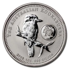 2005 Australia 1 oz Silver Kookaburra BU (Leo Privy)
